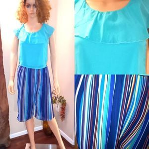 NWOT Girls Capri Palazzo Set